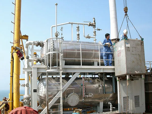 New Type of Water Jacketed Furnace for Offshore Platforms